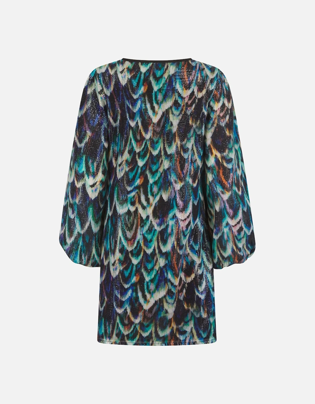 SERAPHINA PRINTED SEQUIN DRESS