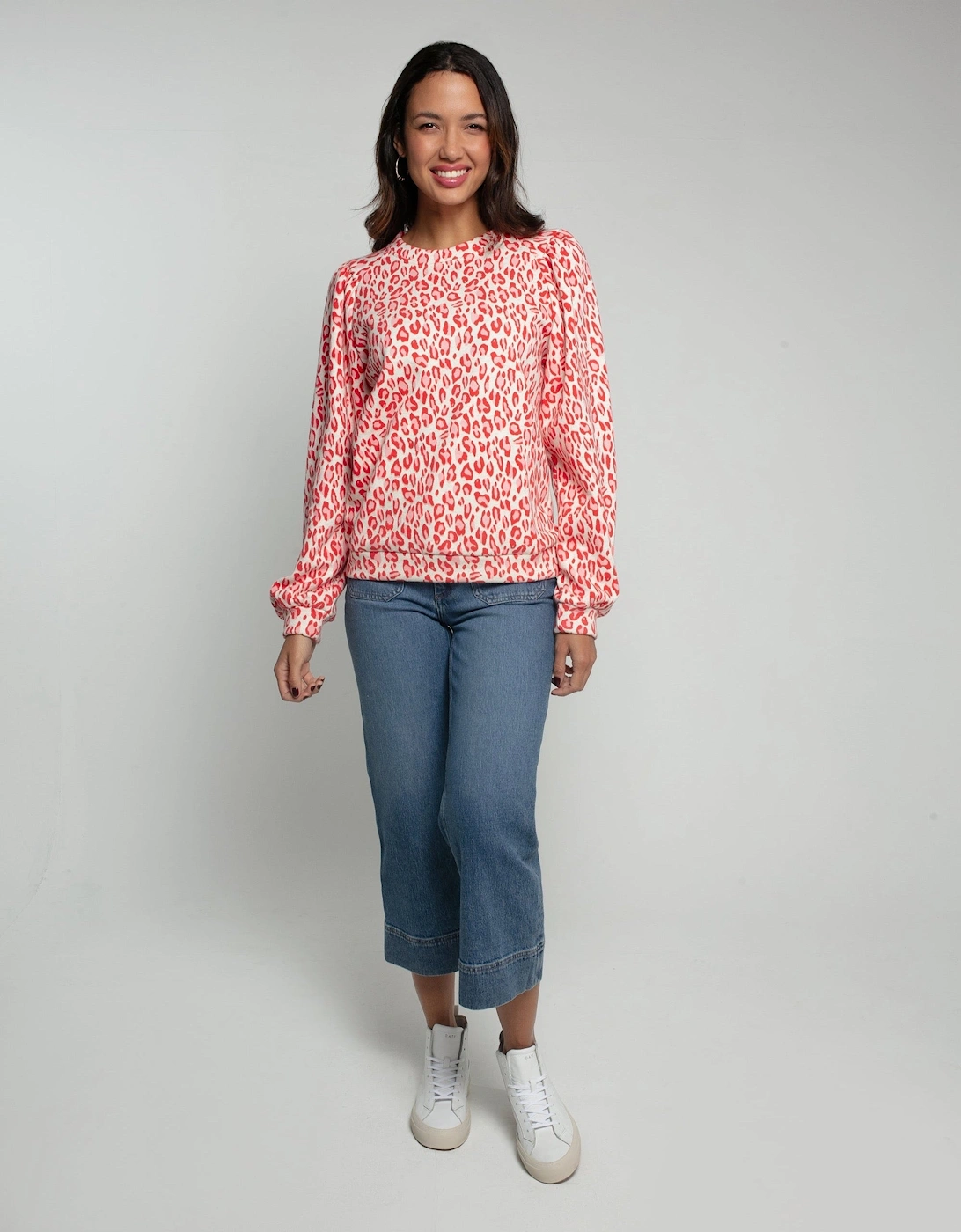 PRINTED LEOPARD PIPER SWEATER-PINK, 5 of 4