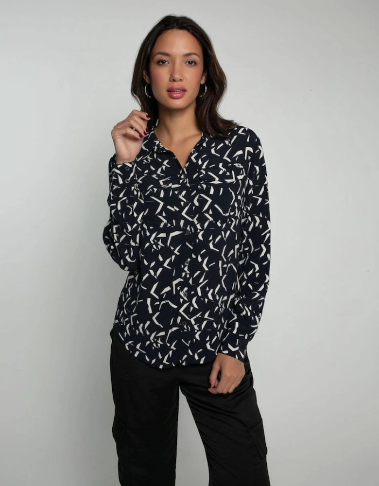 KIMBERLY PRINTED BLOUSE