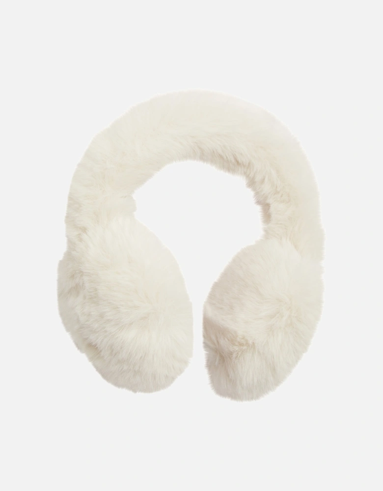 EDIE FAUX FUR EARMUFF-BUTTERMILK