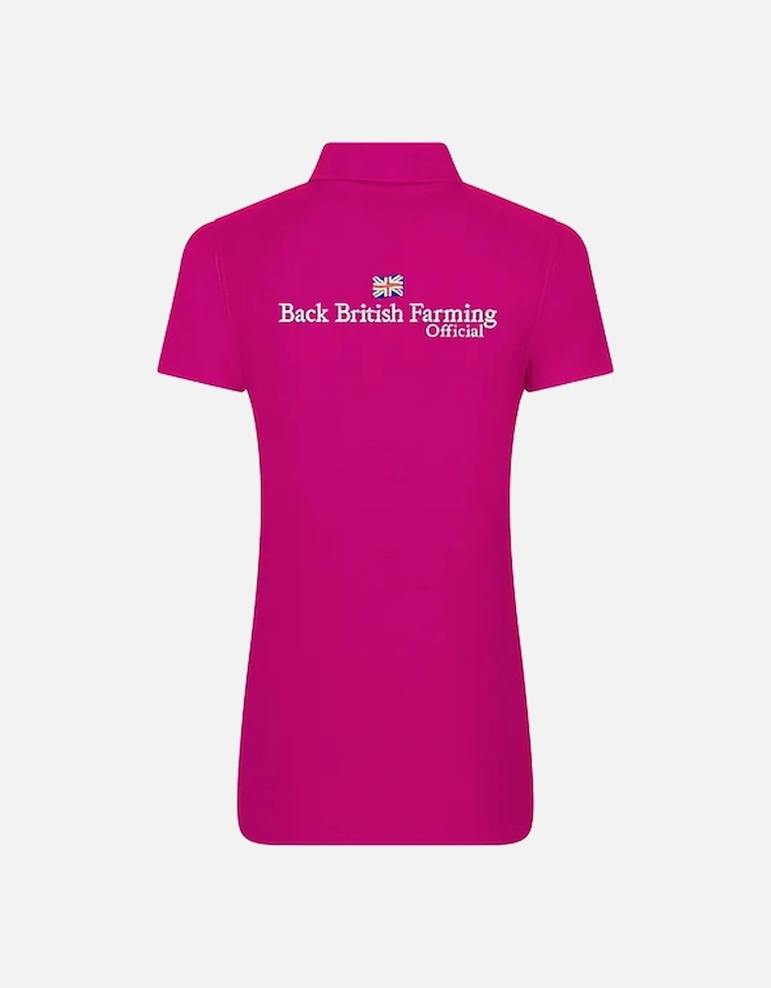 Back British Farming  Women's Polo Pink, 4 of 3