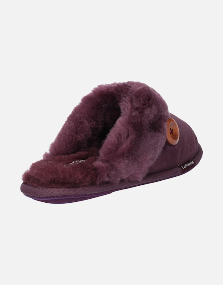 Women's Lechlade Sheepskin Mule Slipper Purple