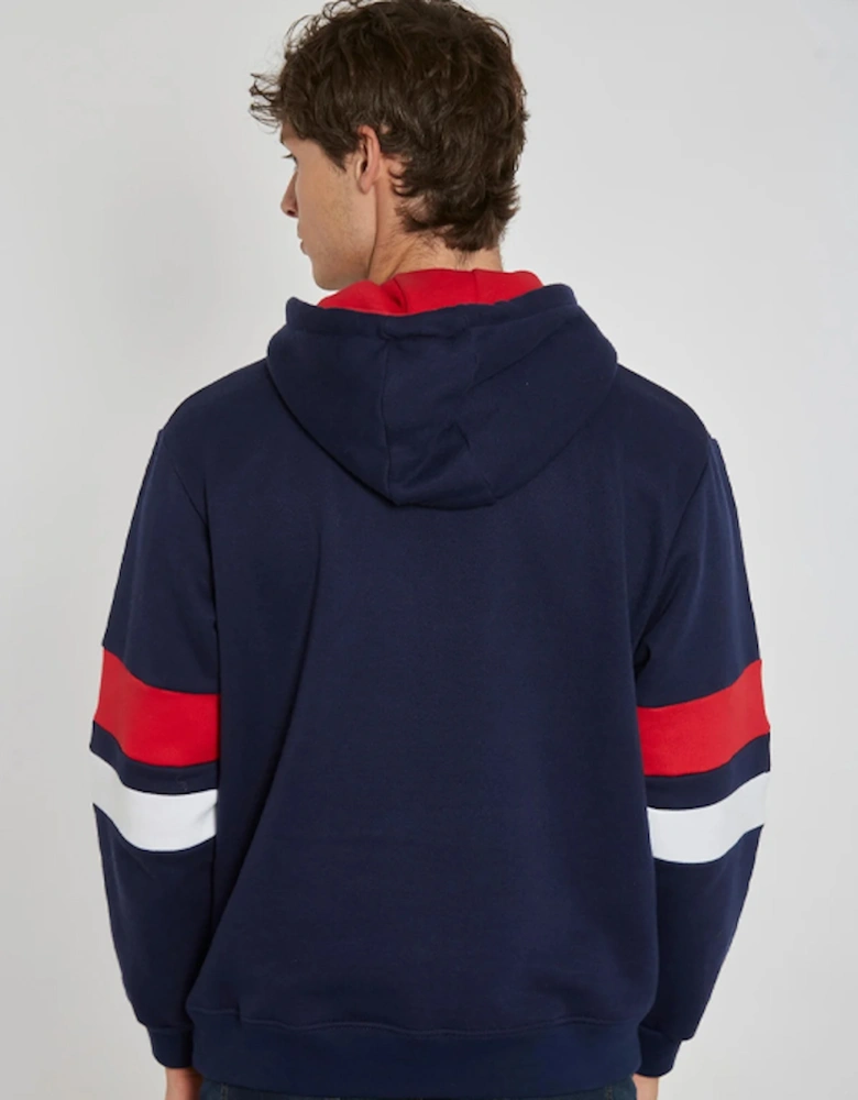 Helmsley Unisex Hoodie Navy/Red/White