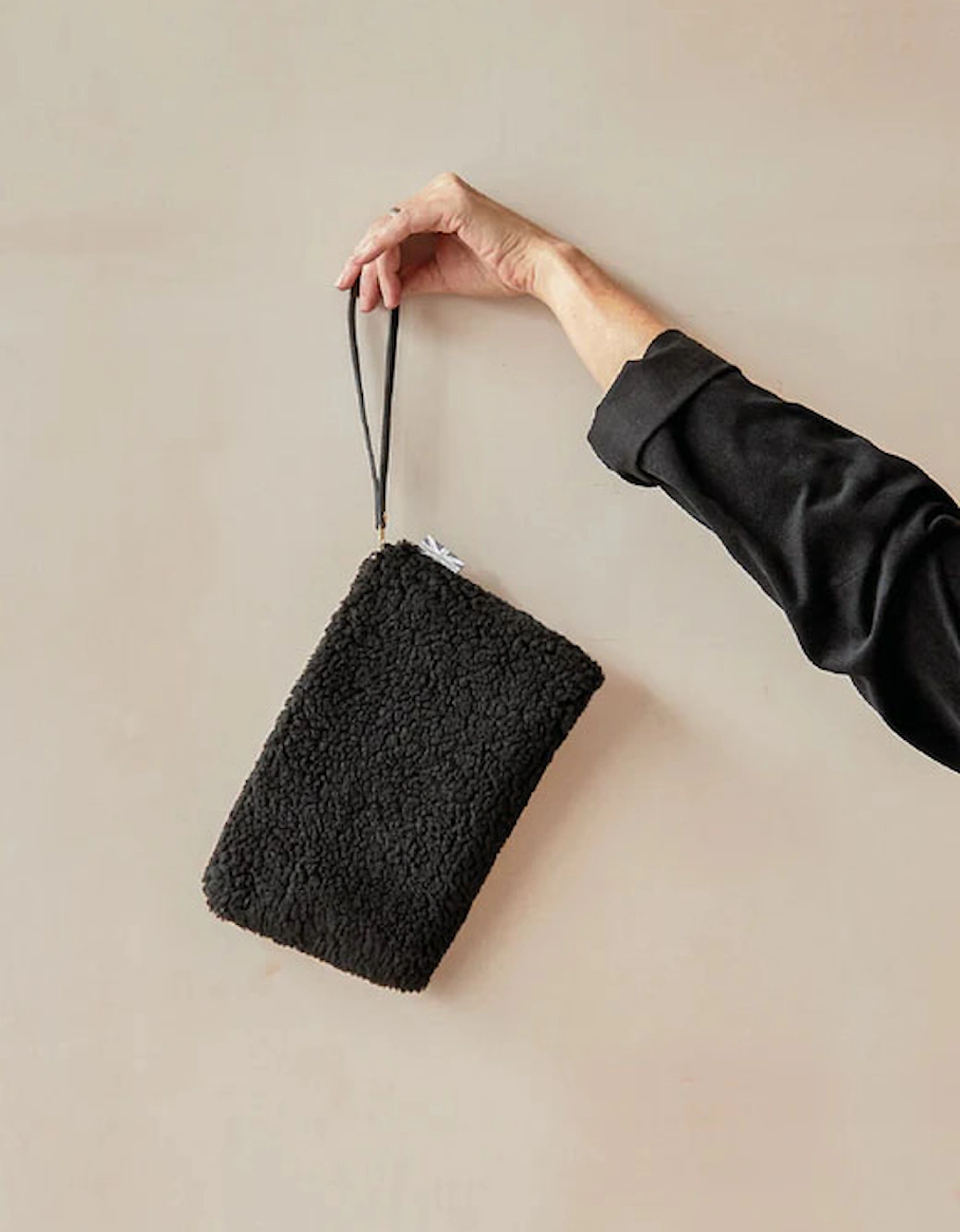 Pouch Bag Sherpa Black, 4 of 3