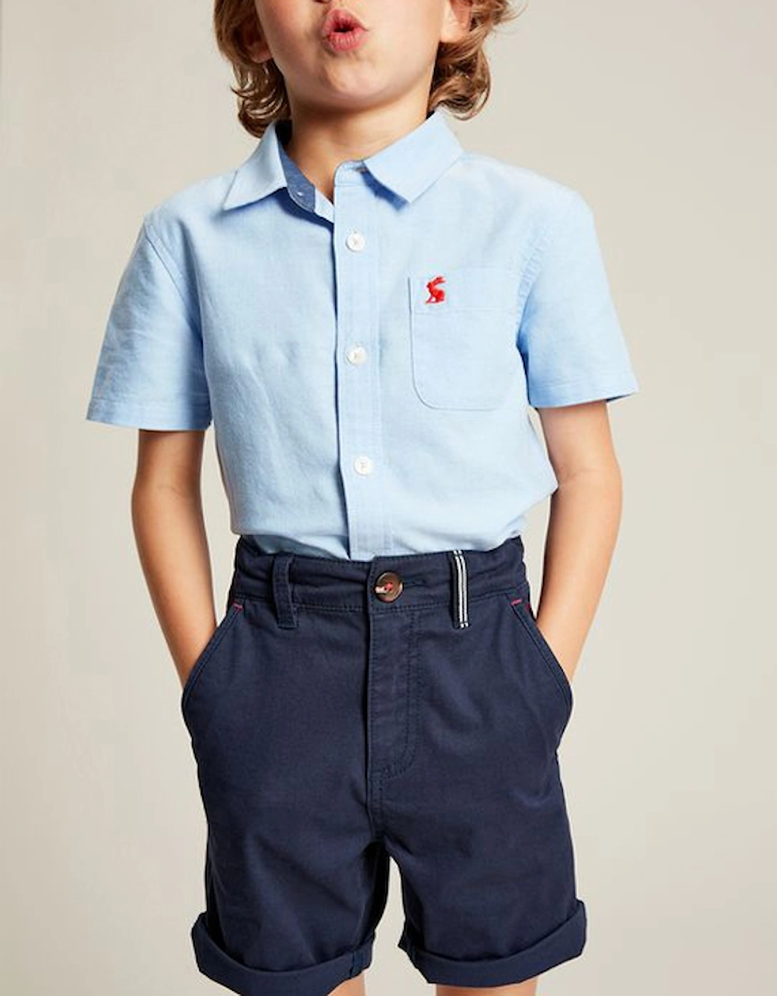 Boy's Caleb Chino Short French Navy