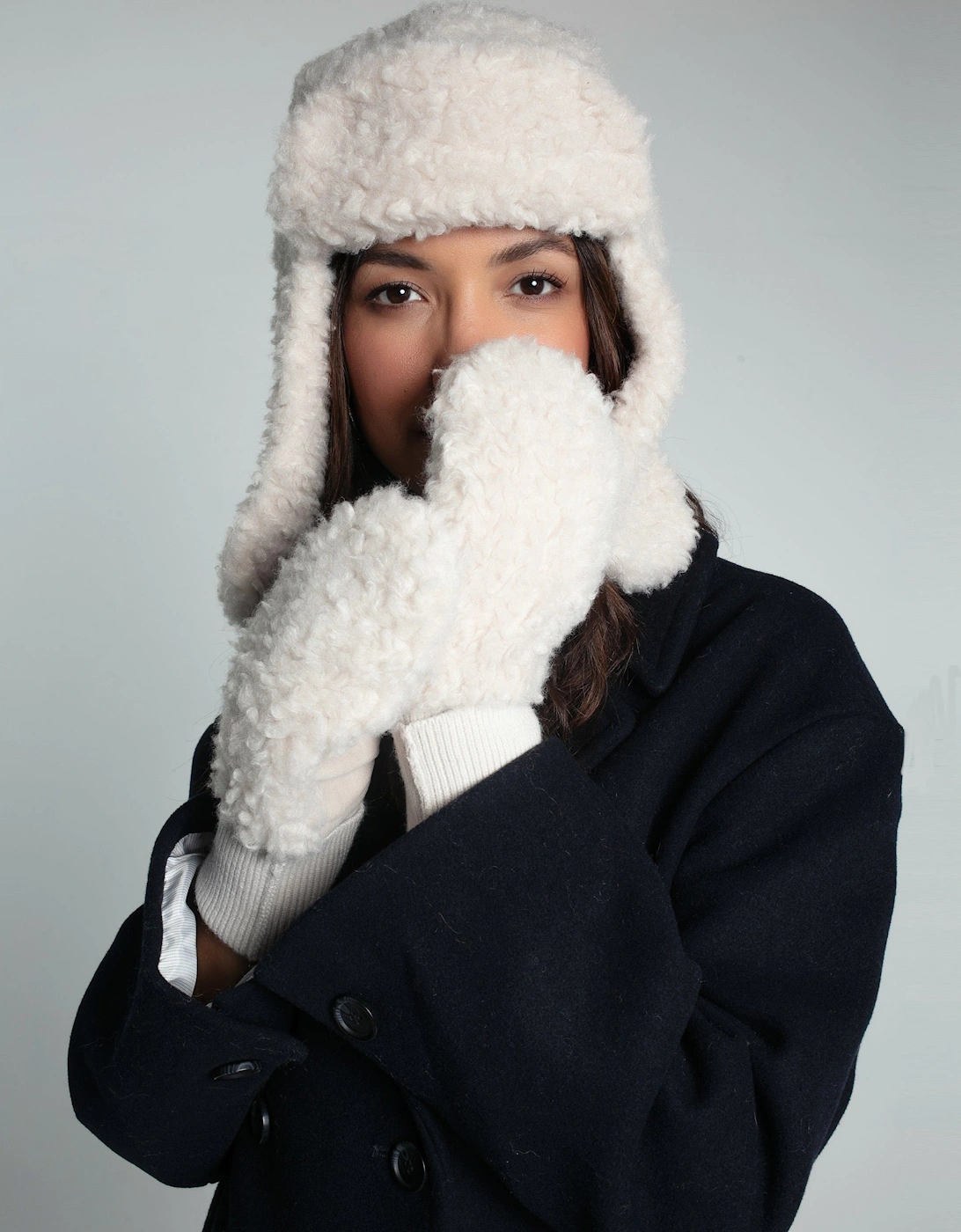 BILLIE FAUX FUR TRAPPER NATURAL, 5 of 4