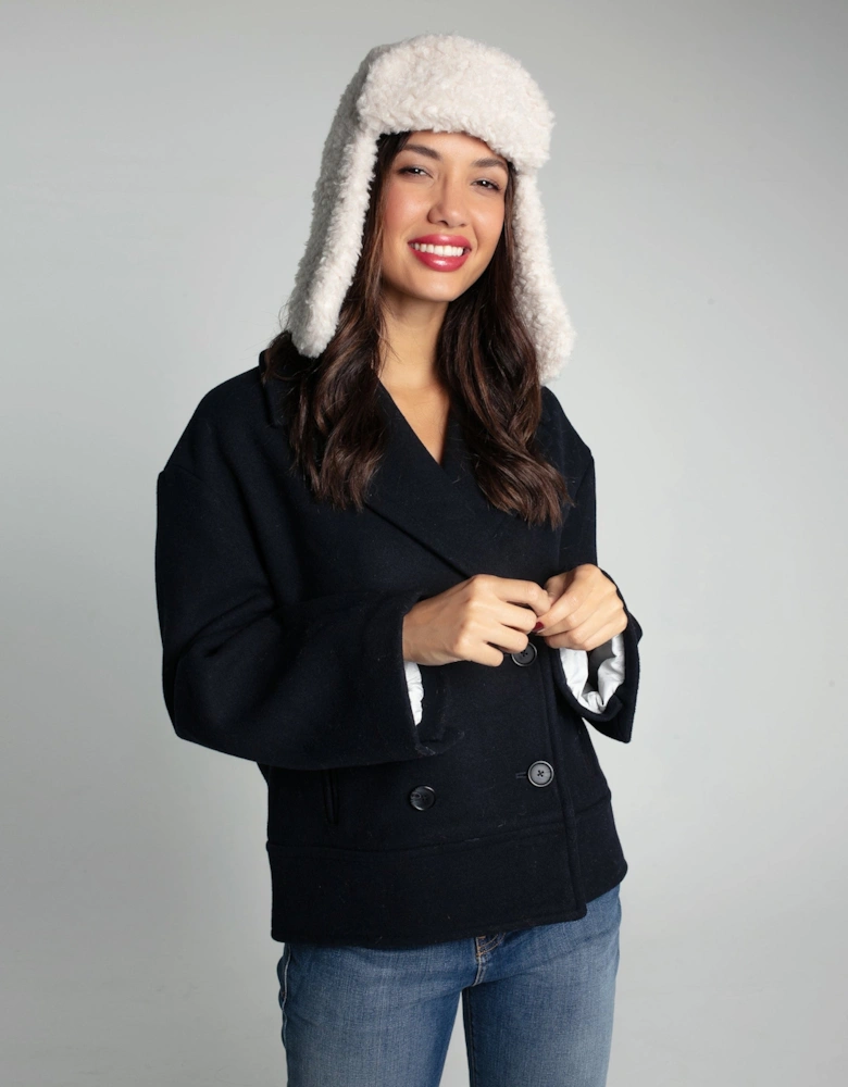 BILLIE FAUX FUR TRAPPER NATURAL