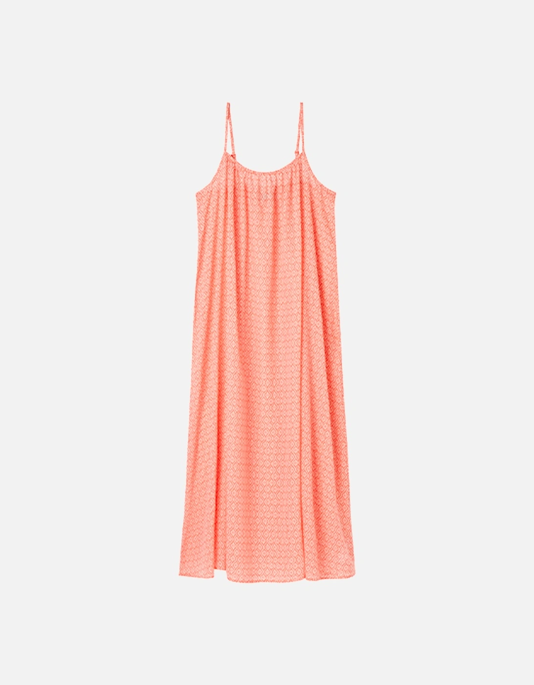 Women's Amanda Beach Dress Orange Ditsy