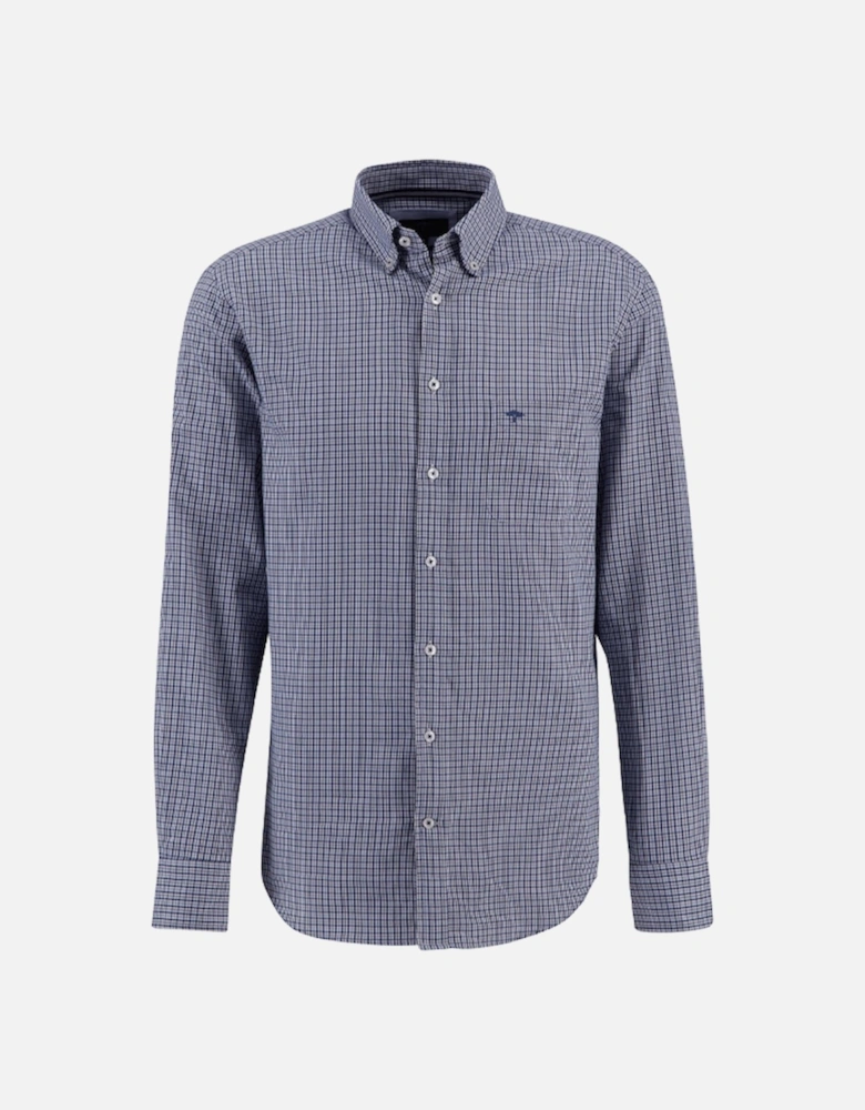 Men's Seasonal Combi Check Shirt Navy