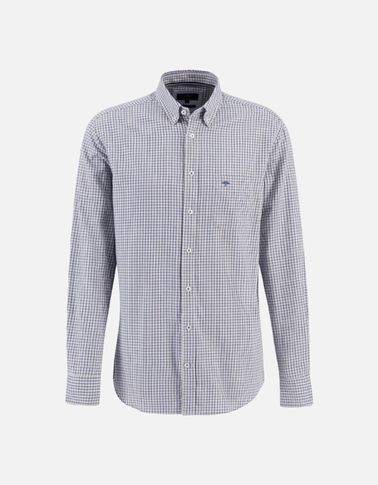 Men's Seasonal Combi Check Shirt Sage Green