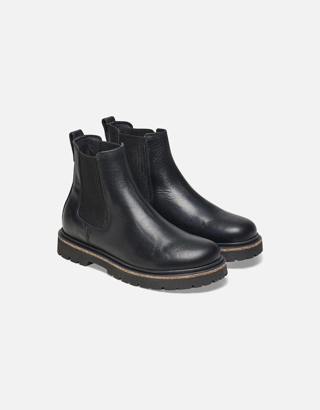 Women's Highwood Slip On Gripwalk Natural Leather Boot Regular Fit Black, 9 of 8