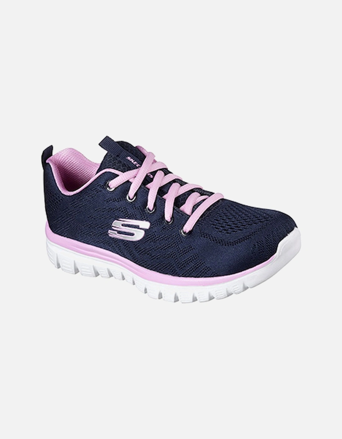 Women's Graceful Get Connected Sports Shoe Navy/Pink, 6 of 5