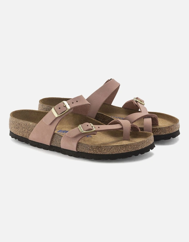 Women's Mayari Soft Footbed Nubuck Leather Regular Fit Old Rose