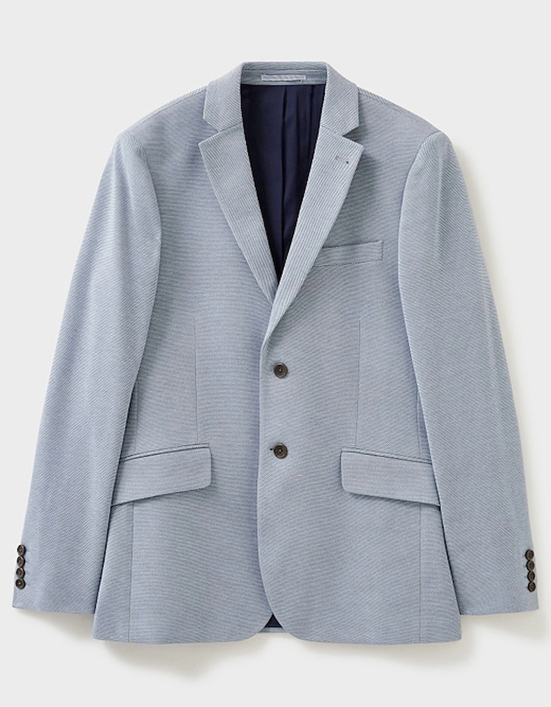 Men's Birdseye Jersey Blazer Light Blue