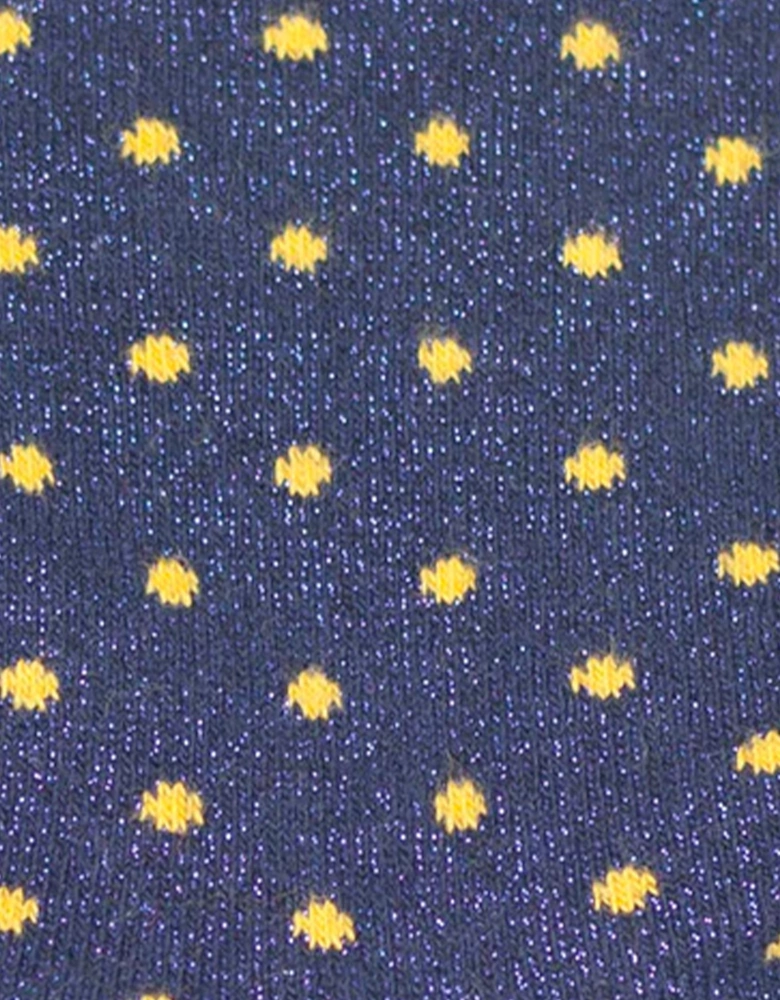 Dottie Sock - Navy/Gold