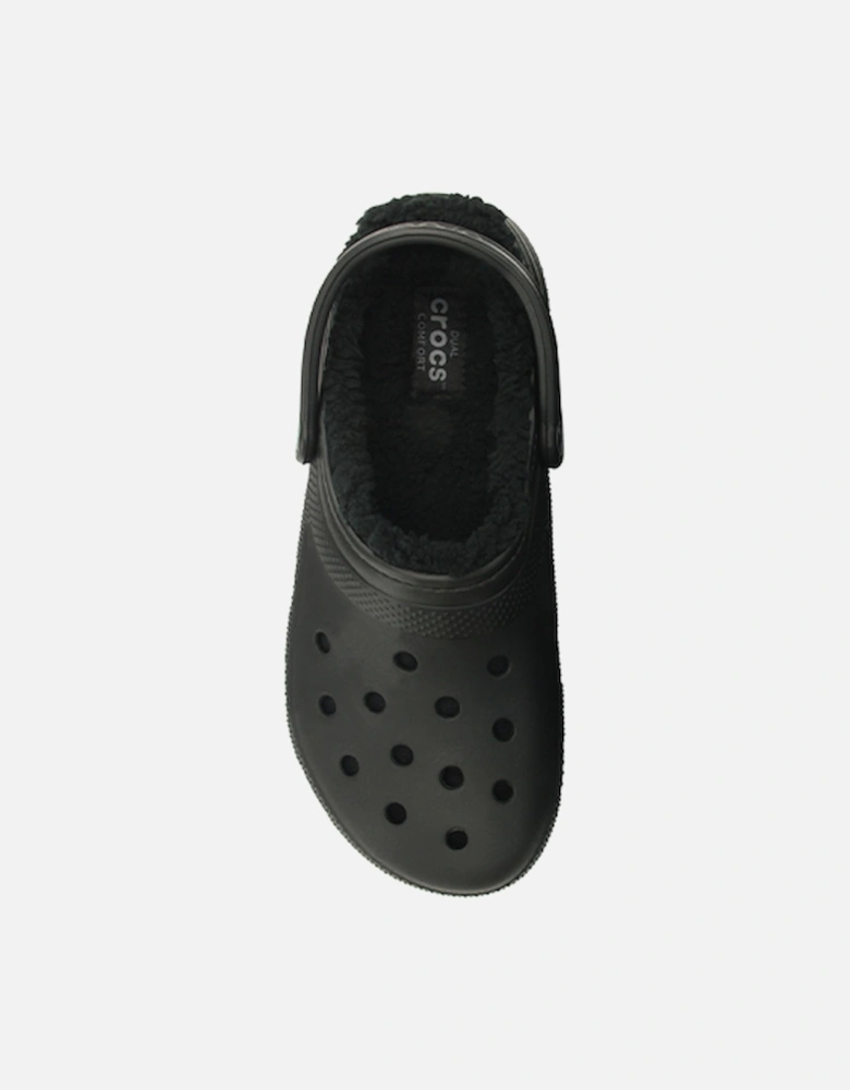 Unisex Classic Lined Clog Black