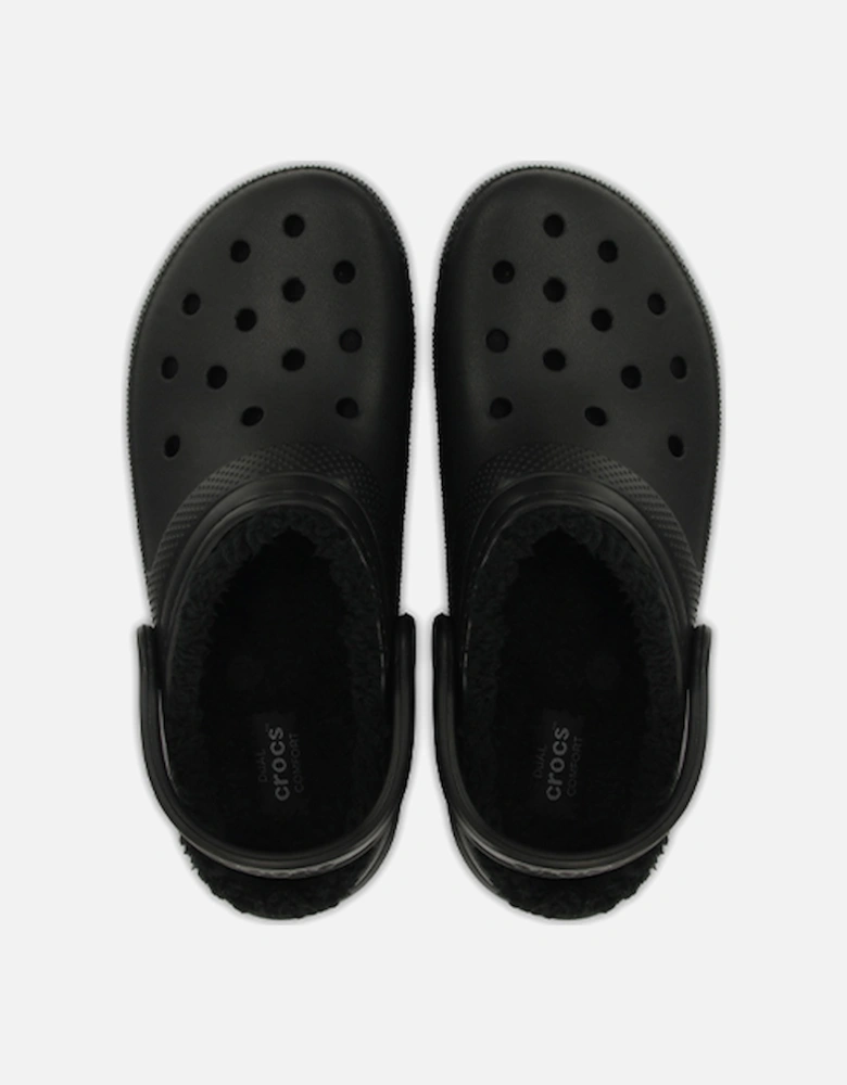 Unisex Classic Lined Clog Black