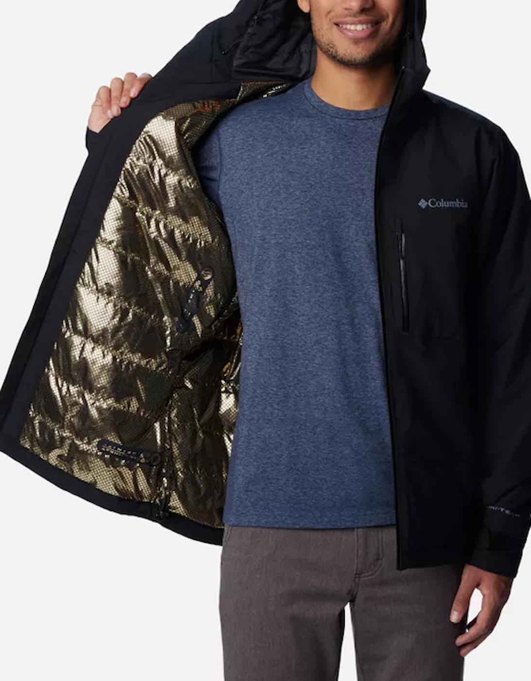 Men's Explorer's Edge™ Waterproof Insulated Jacket Black