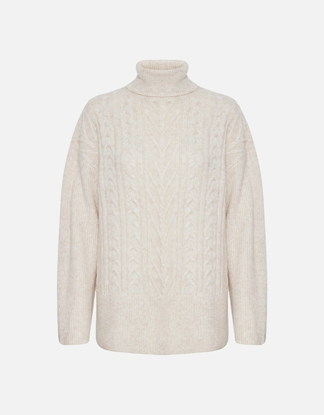 B Young Women's Bynello Cable Jumper Birch Melange, 4 of 3