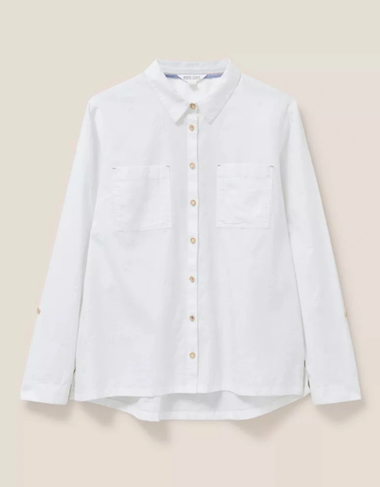 Women's Sophie Organic Cotton Shirt Pale Ivory
