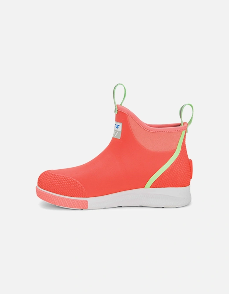 Women's Ankle Deck Boot Sport Red DFS