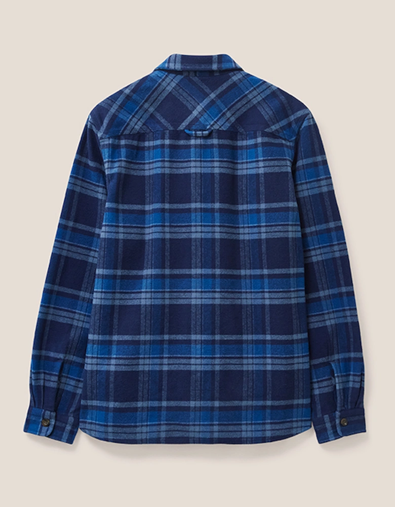 Men's Darwen Check Overshirt Dark Navy