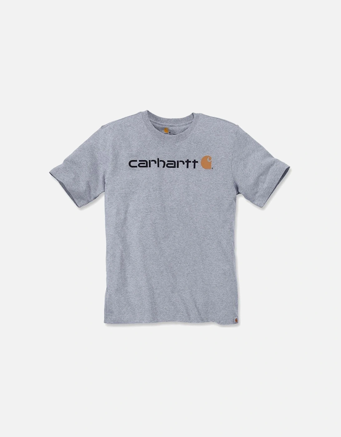 Carhartt Core Logo T-Shirt Heather Grey