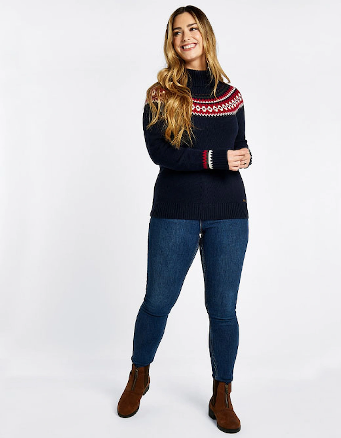 Women's Riverdale Knitted Sweater Navy