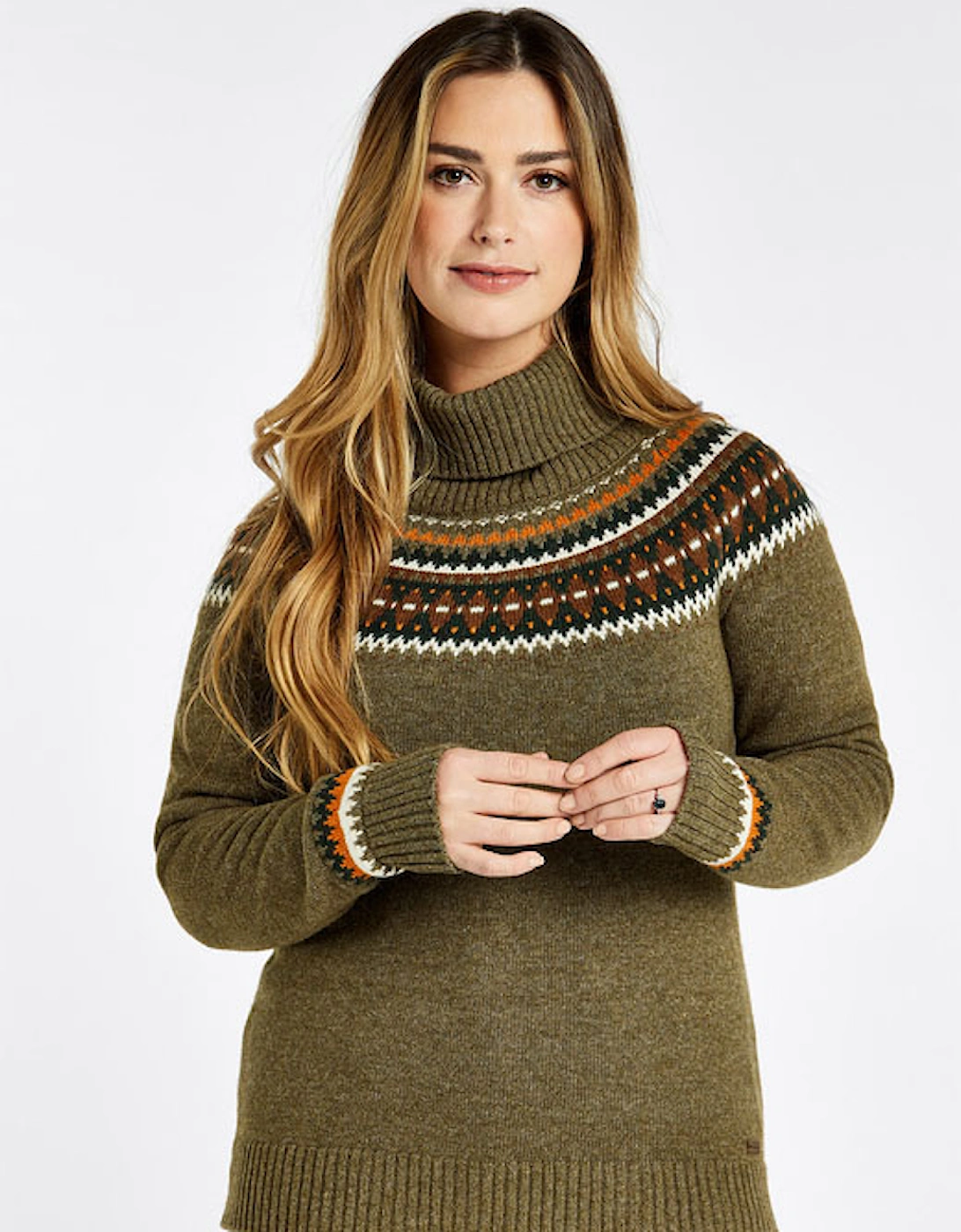 Women's Riverdale Knitted Sweater Dusky Green, 6 of 5