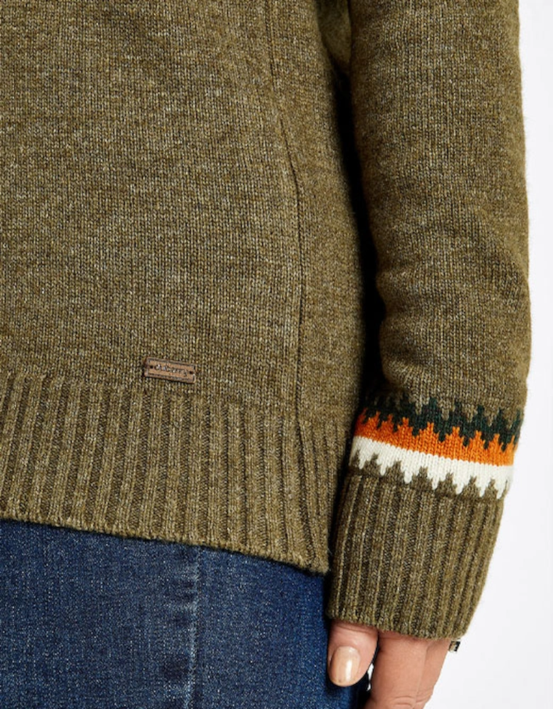 Women's Riverdale Knitted Sweater Dusky Green
