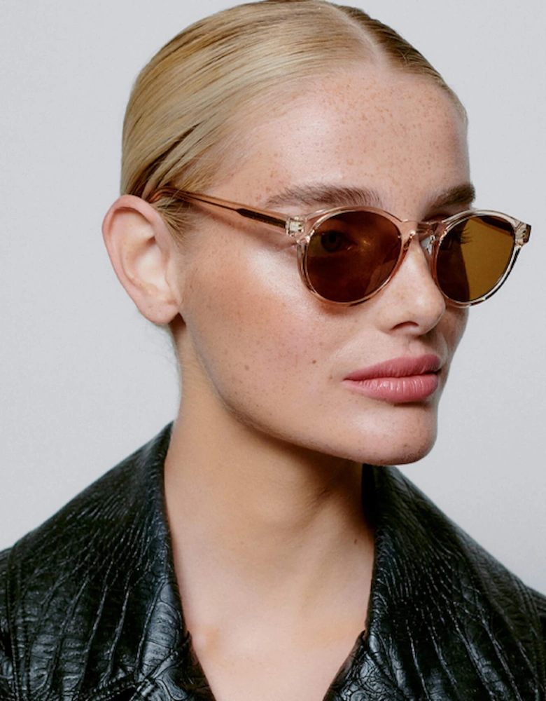 A.Kjaerbede Unisex Marvin Sunglasses Champagne