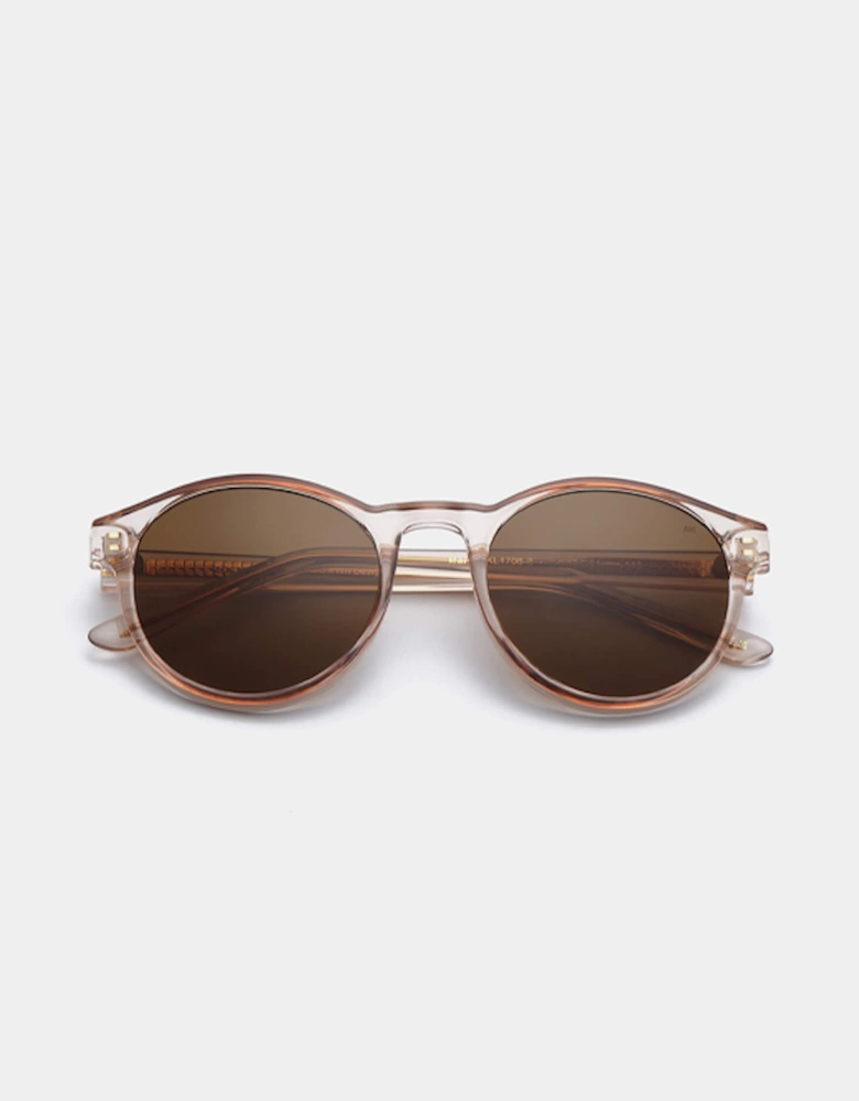 A.Kjaerbede Unisex Marvin Sunglasses Champagne