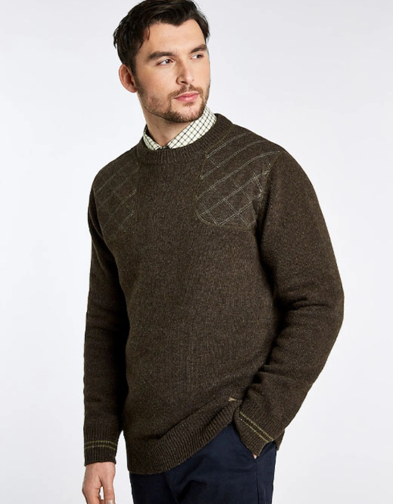 Men's Clarinbridge Crew Neck Sweater Mahogany