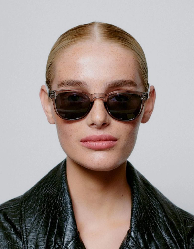 A.Kjaerbede Bate Sunglasses Grey Transparent Unisex