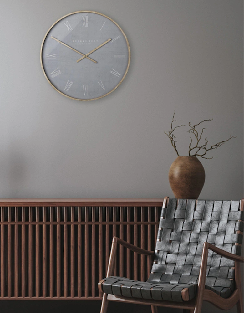 21" Nordic Wall Clock Cement