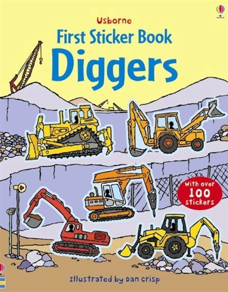 First Sticker Books: Diggers