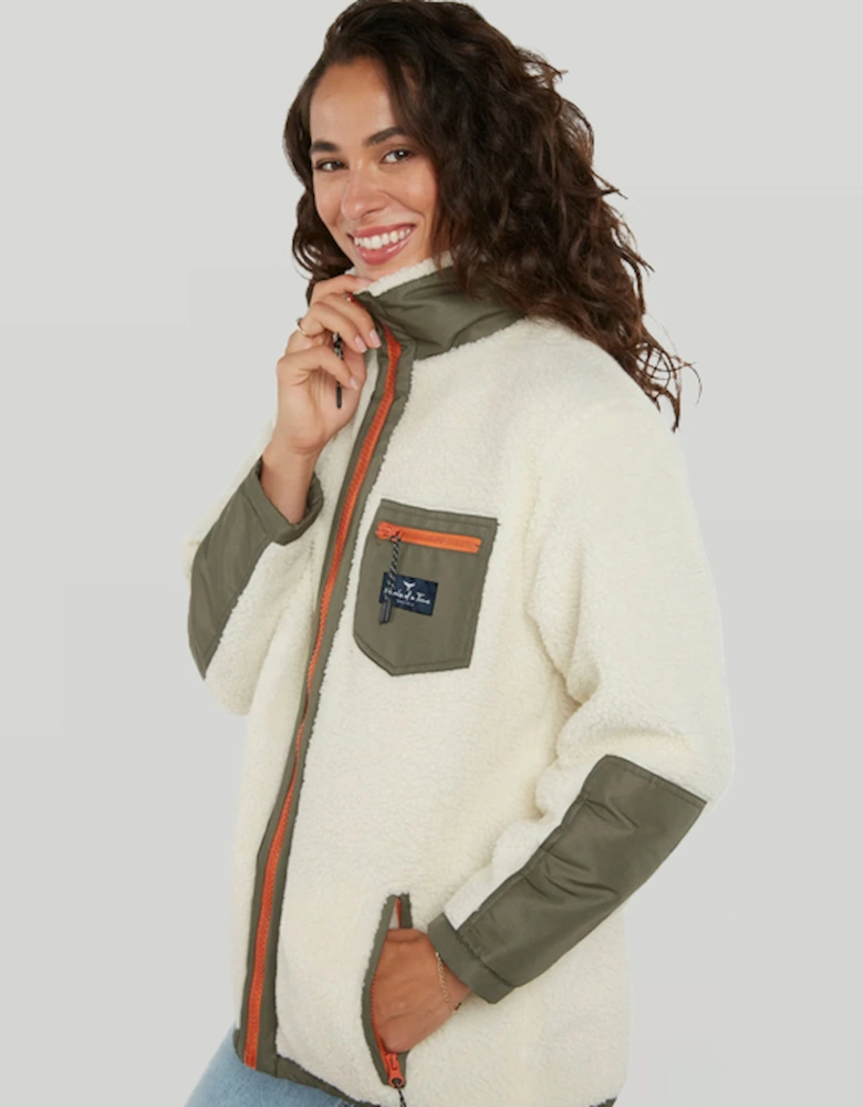 Whale Of A Time Highland Sherpa Fleece Cream