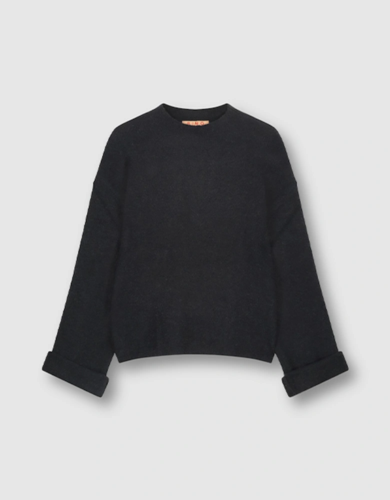 Women's Kolle Mock Neck Sweater Black