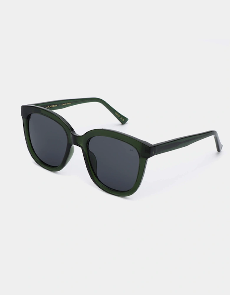 A.Kjaerbede Billy Sunglasses Dark Green Transparent
