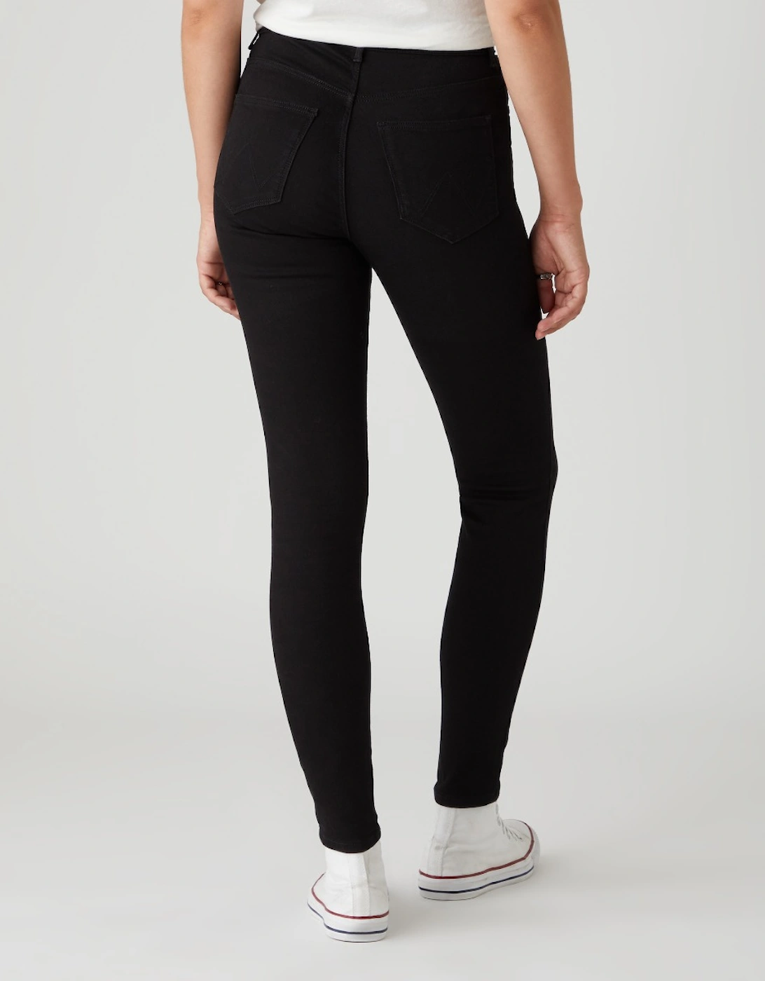 High Skinny Jeans In Rinse Wash