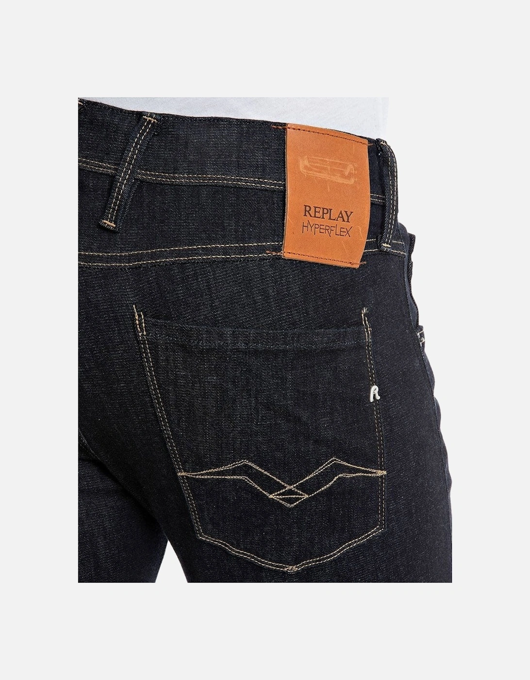 Anbass Stretch Dark Blue Slim Fit Jeans