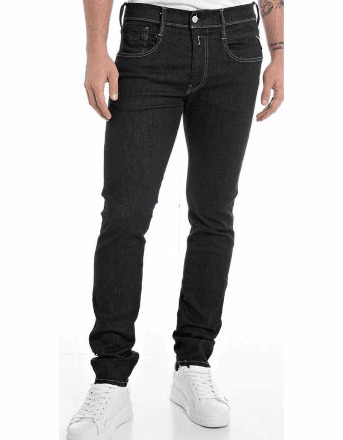 Anbass Stretch Dark Blue Slim Fit Jeans, 4 of 3