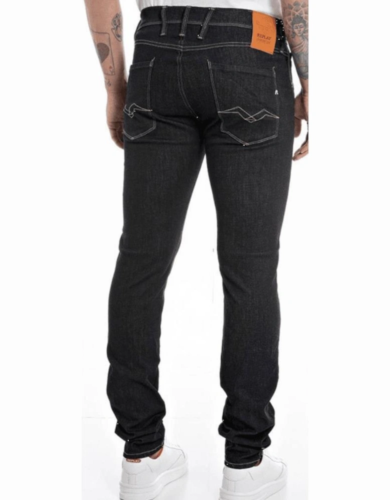 Anbass Stretch Dark Blue Slim Fit Jeans