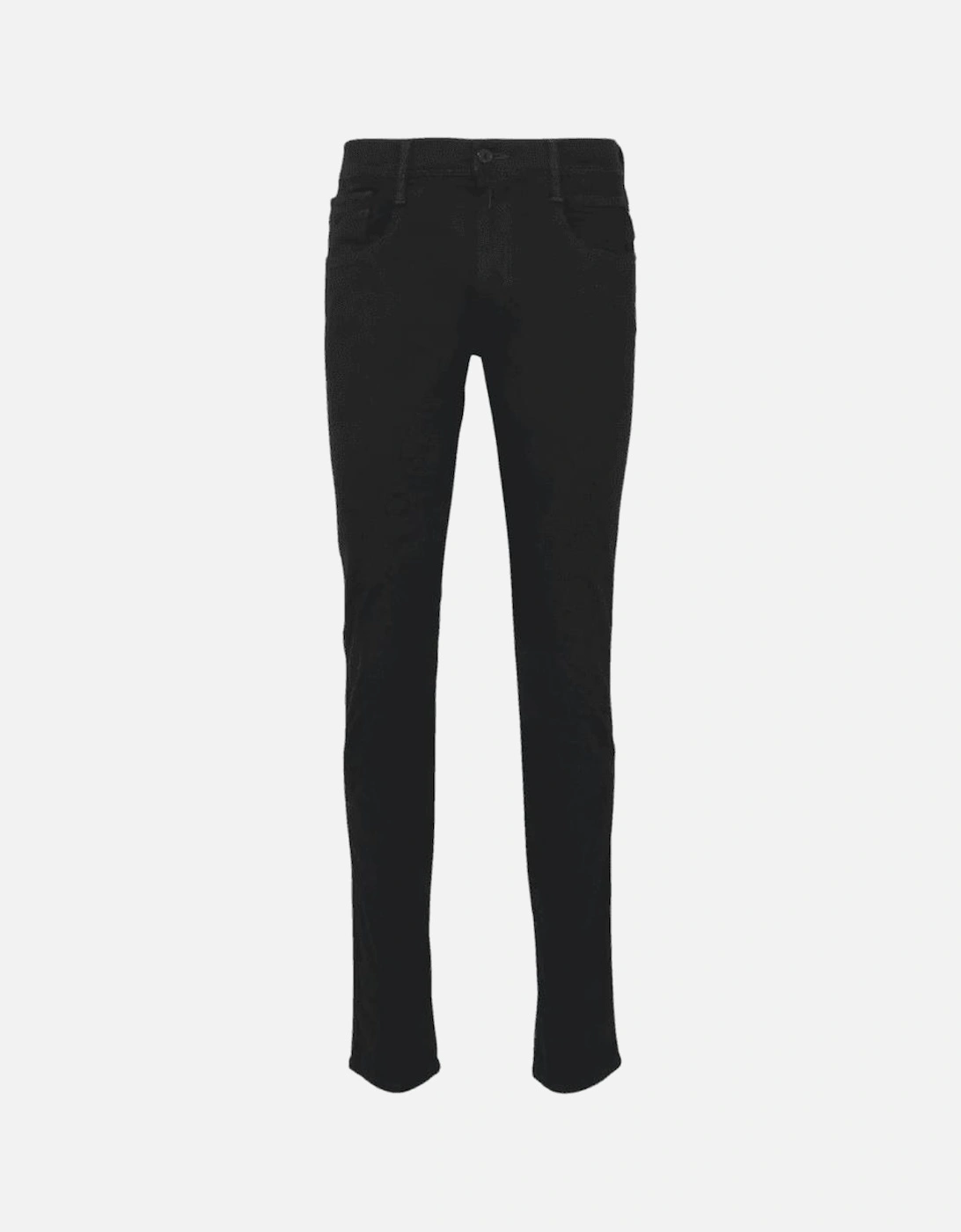 Anbass Hyperflex Jet Black Stretch Slim Fit Jeans, 3 of 2