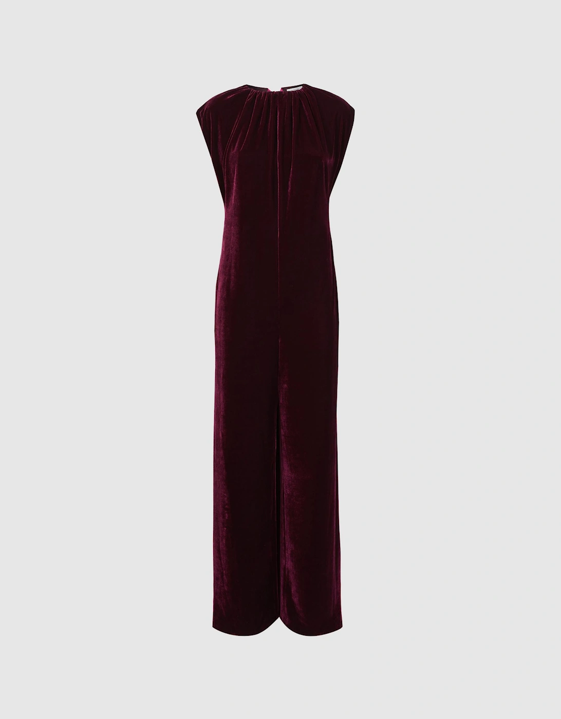 Florere Relaxed Fit Velvet Tie Neck Jumpsuit, 2 of 1