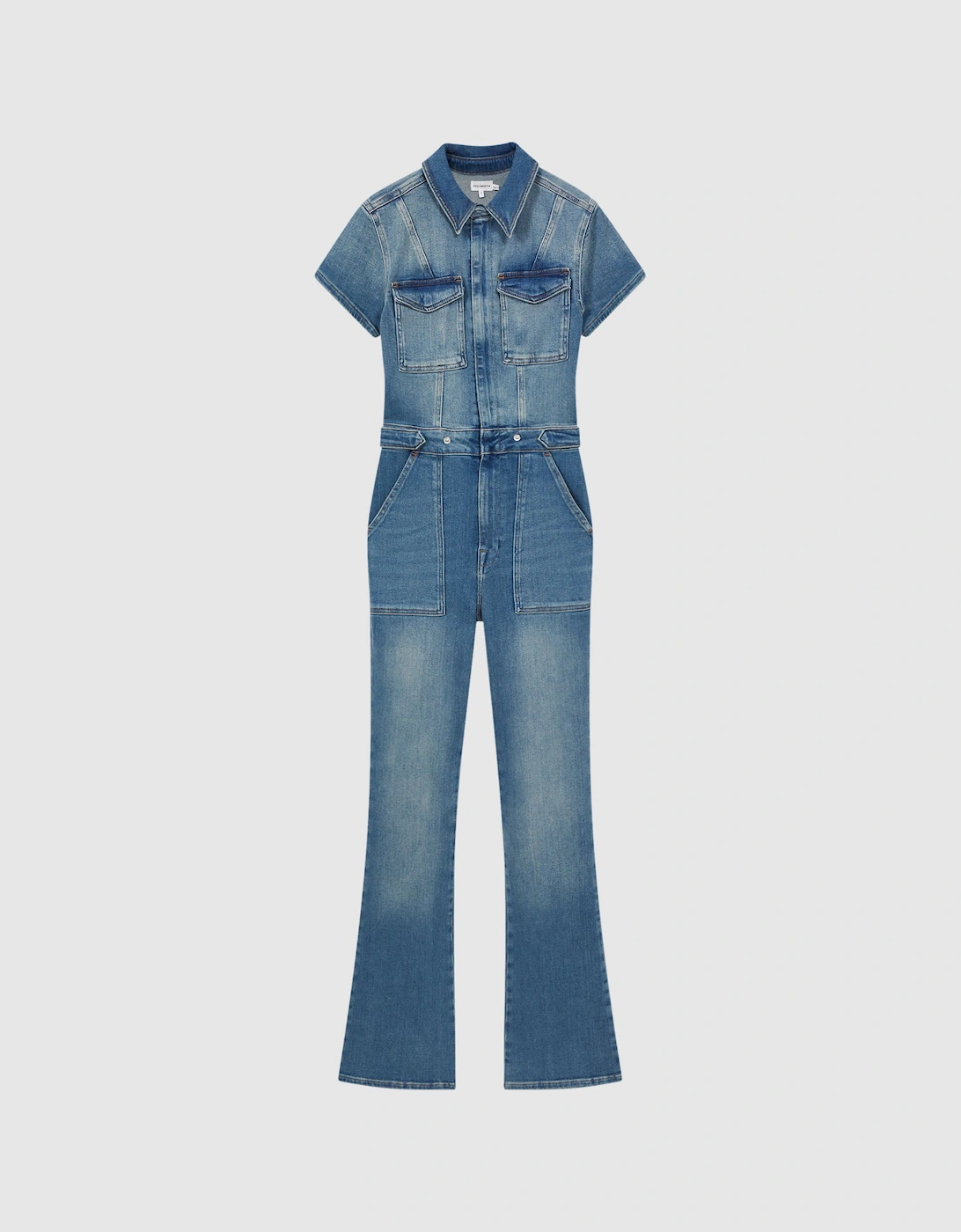 Good American Denim Bootcut Jumpsuit, 2 of 1