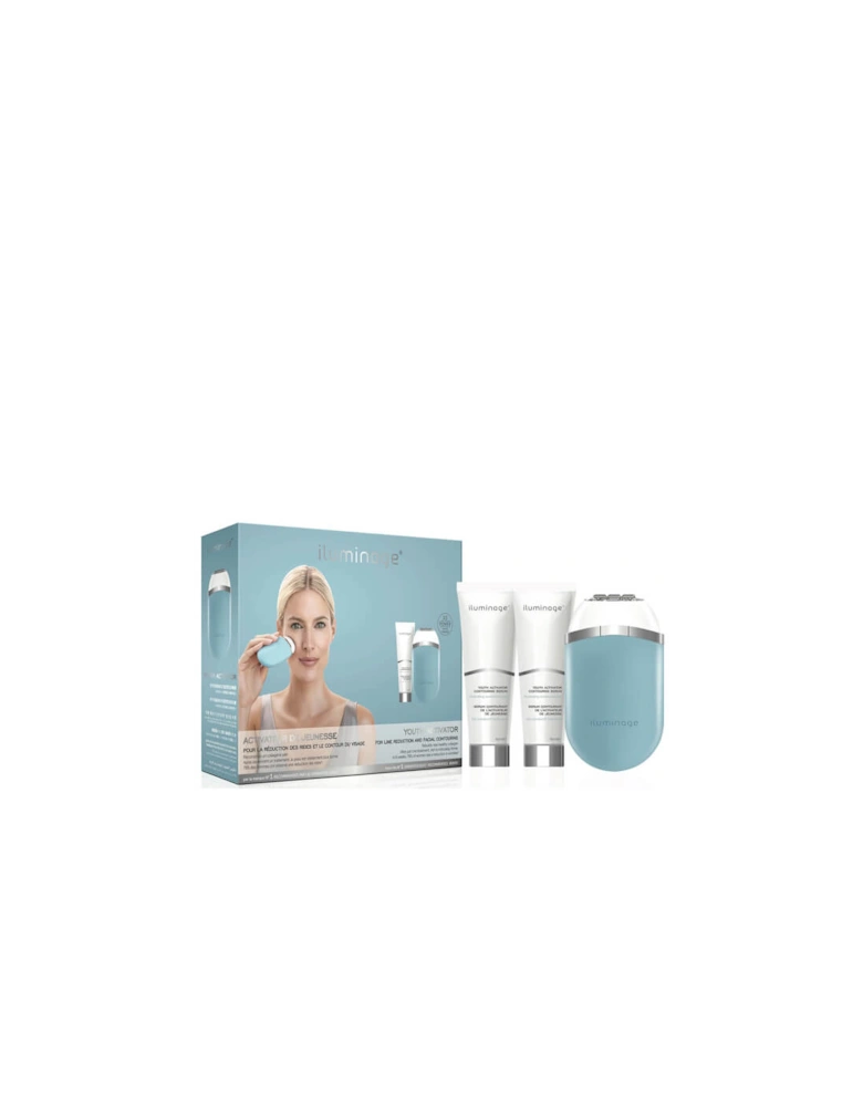 Youth Activator Infrared LED Radio Frequency Anti-Aging Device and 2 Youth Activator Serums (1 kit) - Iluminage