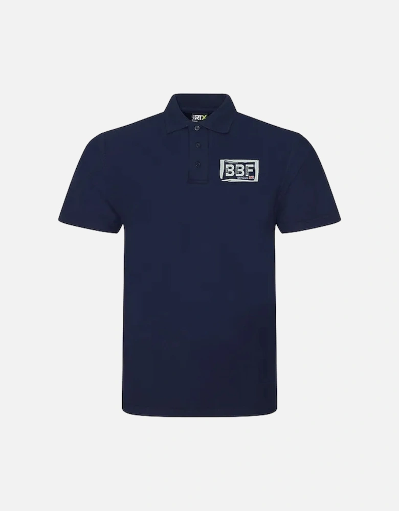 Back British Farming Men's Polo Shirt Navy Blue