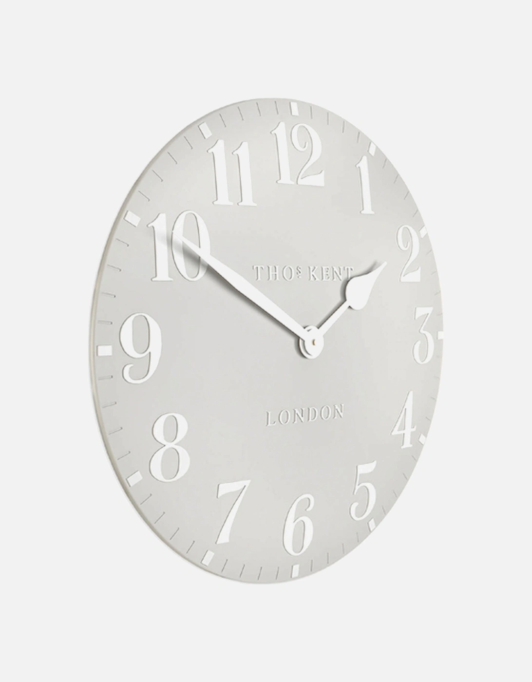 20" Arabic Wall Clock Dove Grey, 4 of 3