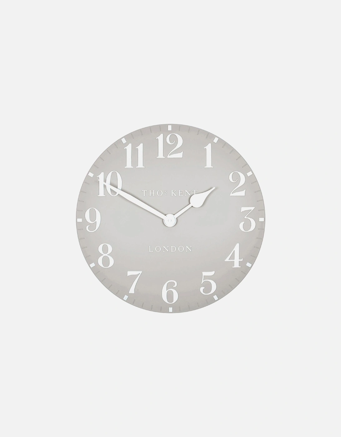 20" Arabic Wall Clock Dove Grey